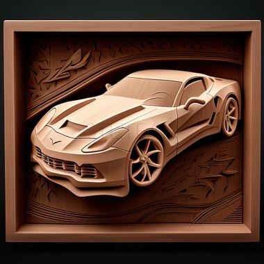 3D модель Chevrolet Corvette (STL)